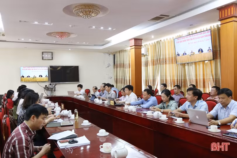 Các địa phương, đơn vị ở Hà Tĩnh chủ động xây dựng chương trình, kế hoạch cải cách hành chính