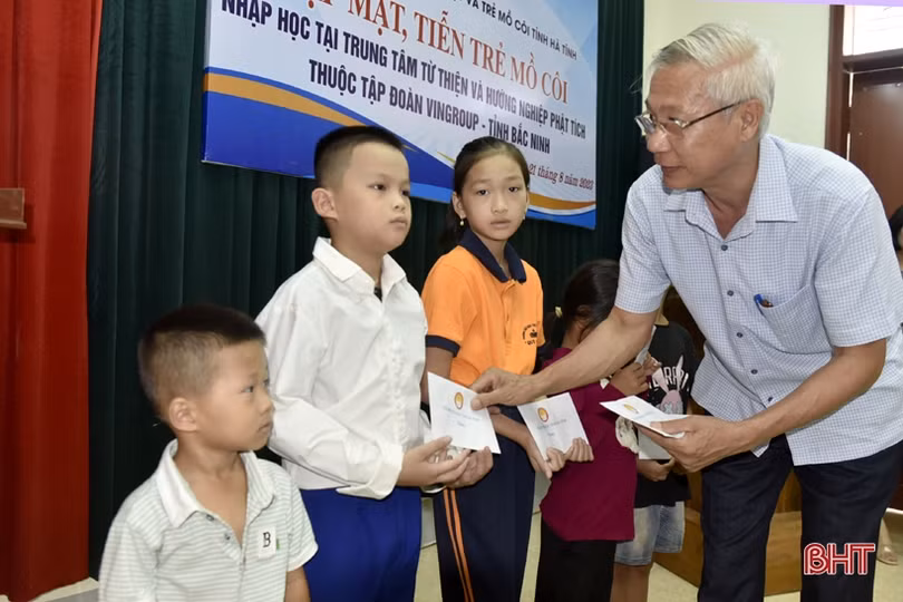 Thêm 6 trẻ em mồ côi Hà Tĩnh được Quỹ Thiện Tâm - Tập đoàn Vingroup “Chắp cánh ước mơ”