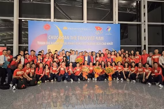 Đoàn Thể thao Việt Nam lên đường chinh phục đấu trường ASIAD
