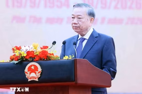 Phát biểu của Tổng Bí thư, Chủ tịch nước Tô Lâm tại Lễ kỷ niệm 72 năm Ngày Bác Hồ về thăm Đền Hùng và khánh thành Tượng đài "Bác Hồ với ngày hội non sông"
