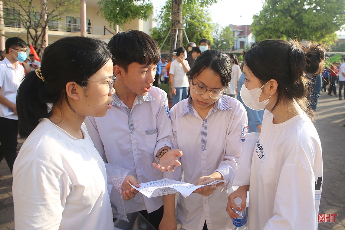 Kỳ thi vào lớp 10 ở Hà Tĩnh: An toàn, không có thí sinh vi phạm quy chế