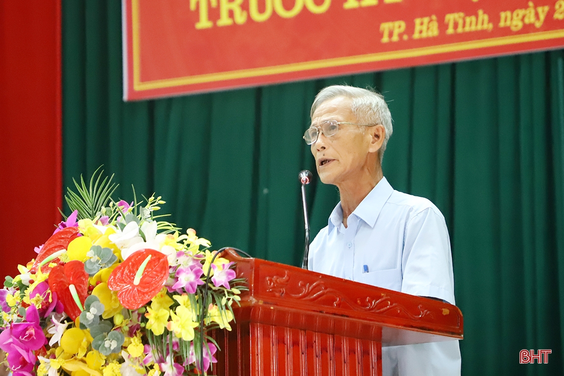 Cử tri TP Hà Tĩnh kiến nghị đến đại biểu Quốc hội nhiều vấn đề tác động đến đời sống người dân