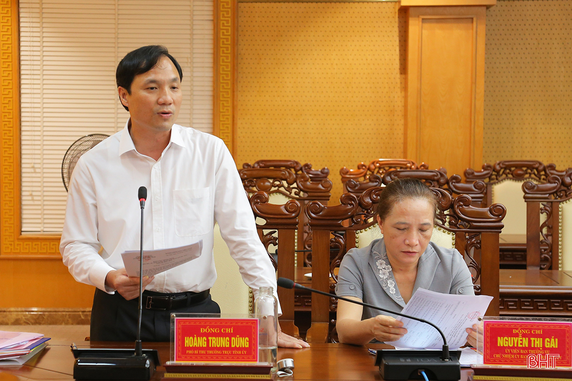 Đại hội Đảng bộ thành phố phải là đại hội “mẫu” của Hà Tĩnh