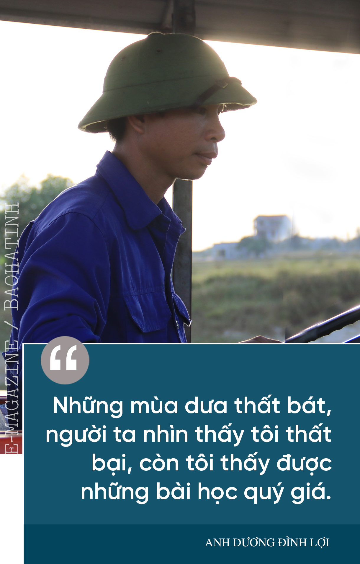 Người “đánh thức” vùng đất cát bạc màu ở Hà Tĩnh