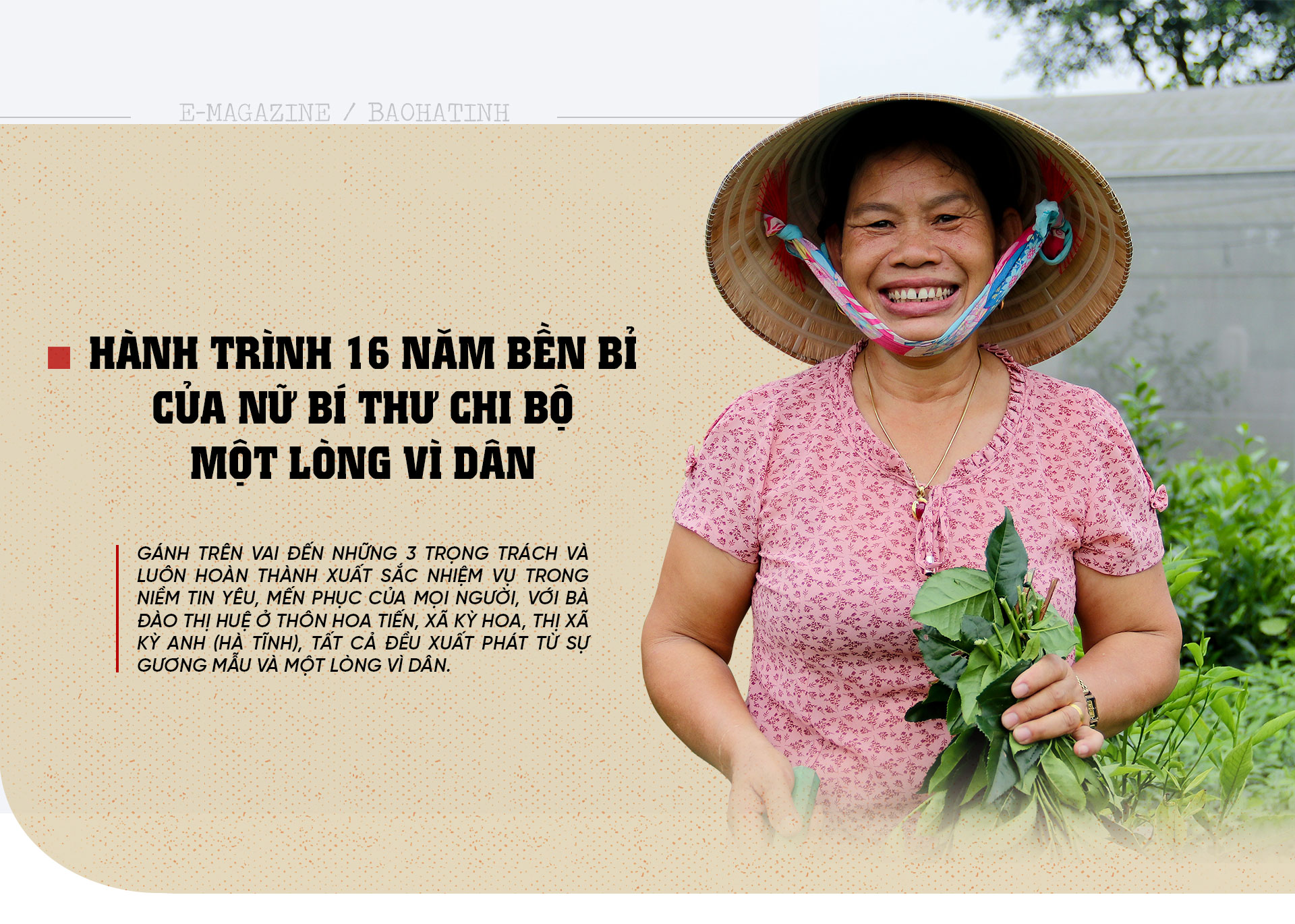 Hành trình 16 năm bền bỉ của nữ bí thư chi bộ một lòng vì dân ở Hà Tĩnh