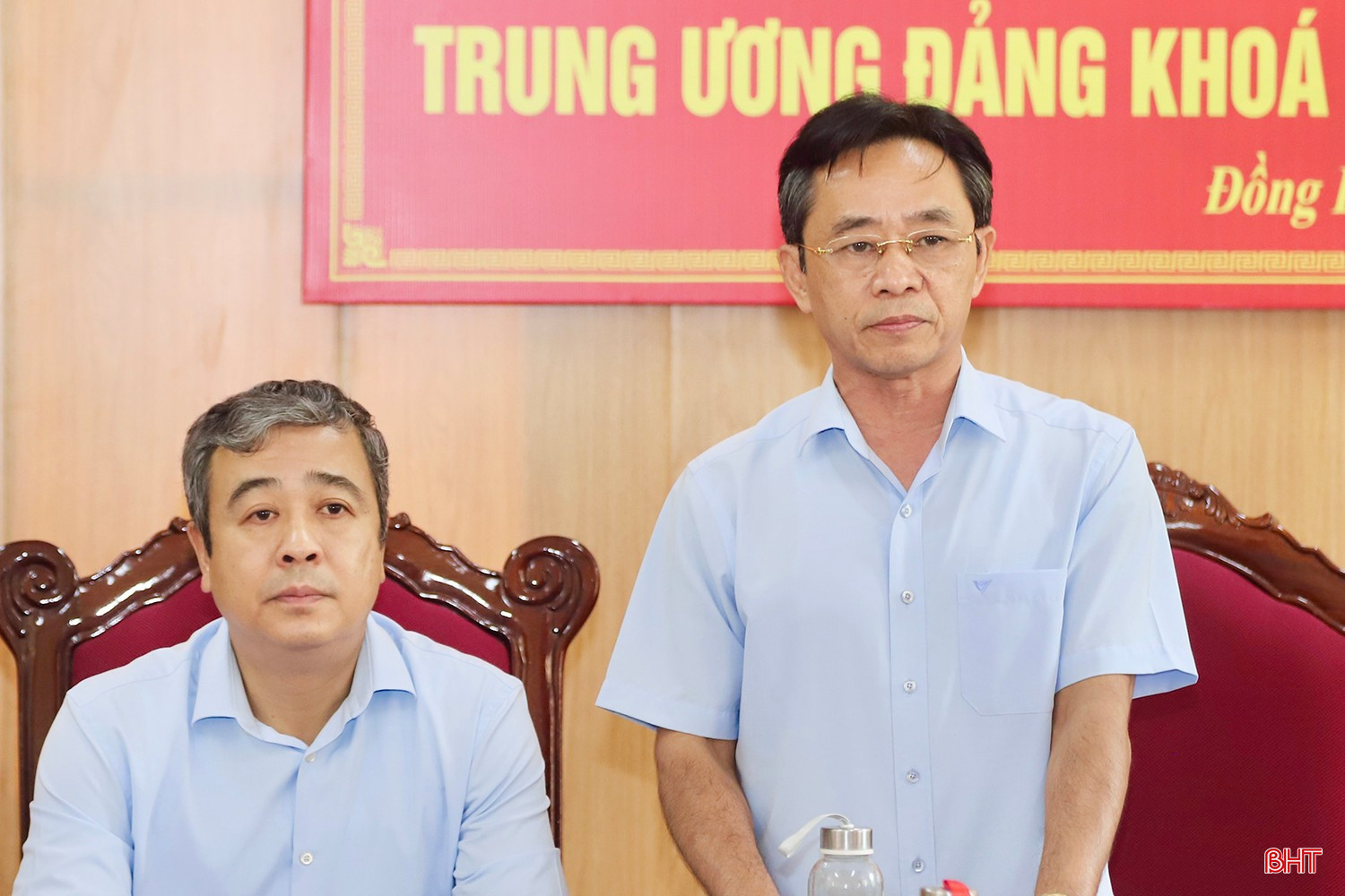 Phó Bí thư Thường trực Tỉnh ủy Trần Thế Dũng nhấn mạnh một số nội dung tại buổi làm việc.