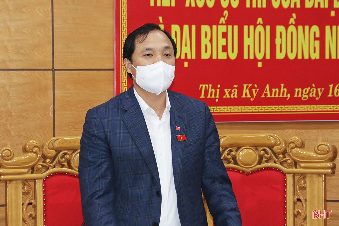 Cử tri TX Kỳ Anh gửi gắm nhiều nguyện vọng đến Quốc hội và HĐND tỉnh