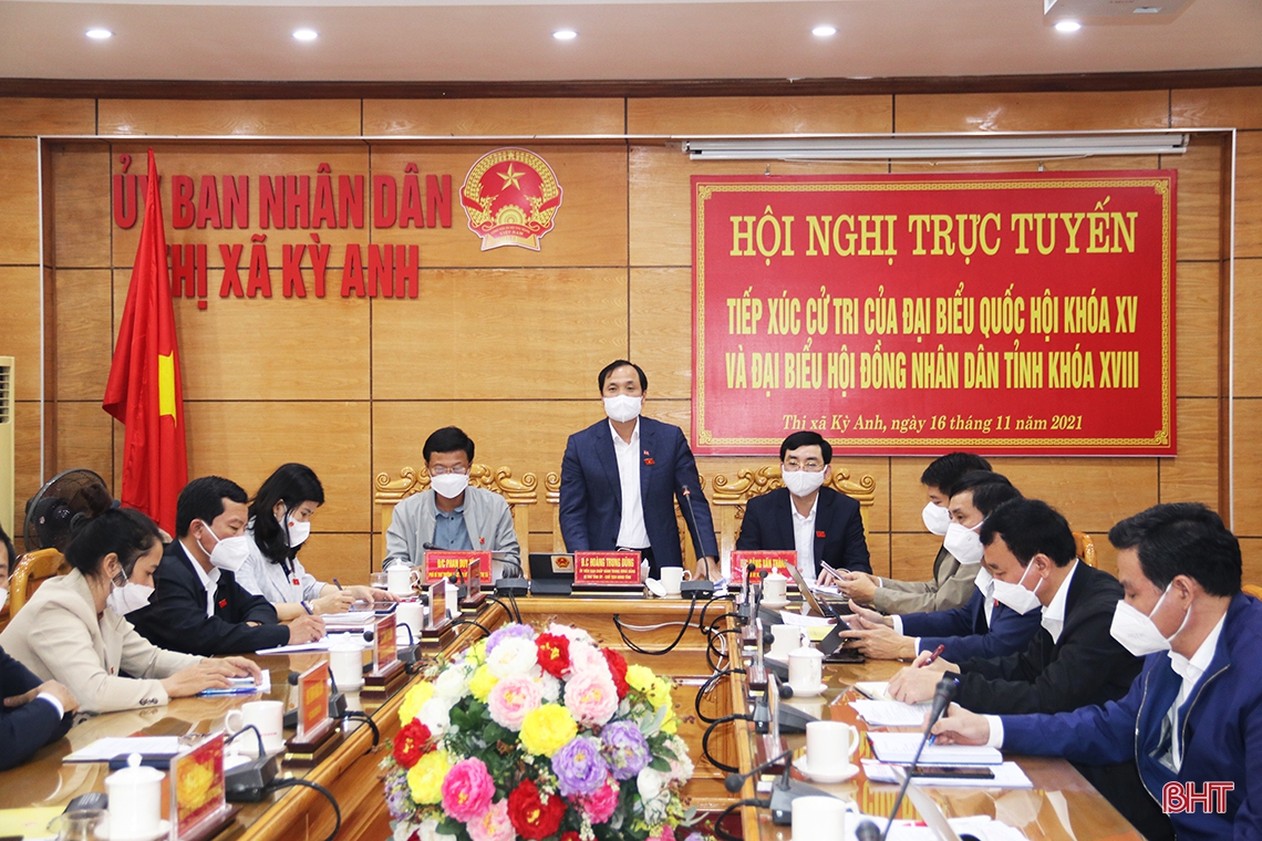 Cử tri TX Kỳ Anh gửi gắm nhiều nguyện vọng đến Quốc hội và HĐND tỉnh