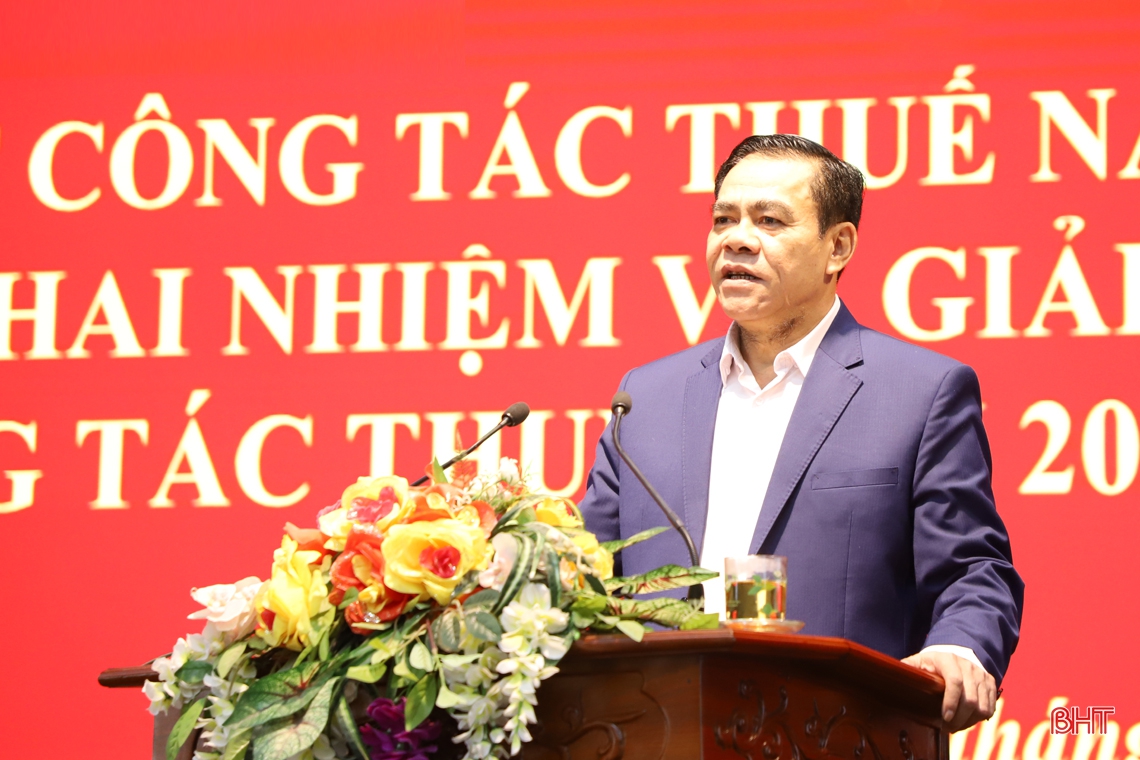 Ngành Thuế Hà Tĩnh phấn đấu thu vượt mốc dự toán 7.800 tỷ đồng năm 2022