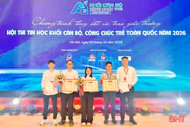 Hà Tĩnh có 4 thí sinh đạt giải tại Hội thi Tin học khối cán bộ, công chức trẻ toàn quốc