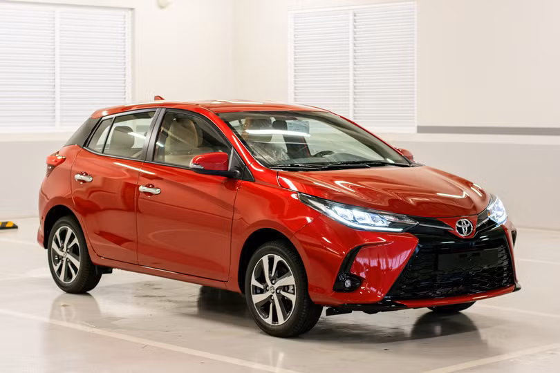 Toyota Yaris cũng bị ẩn khỏi trang chủ Toyota Việt Nam. Ảnh: Bối Hạ.