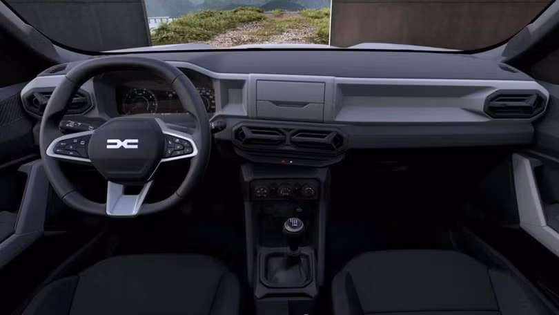 Dacia Duster lộ thiết kế nội thất không có màn hình trung tâm. Ảnh: Dacia.