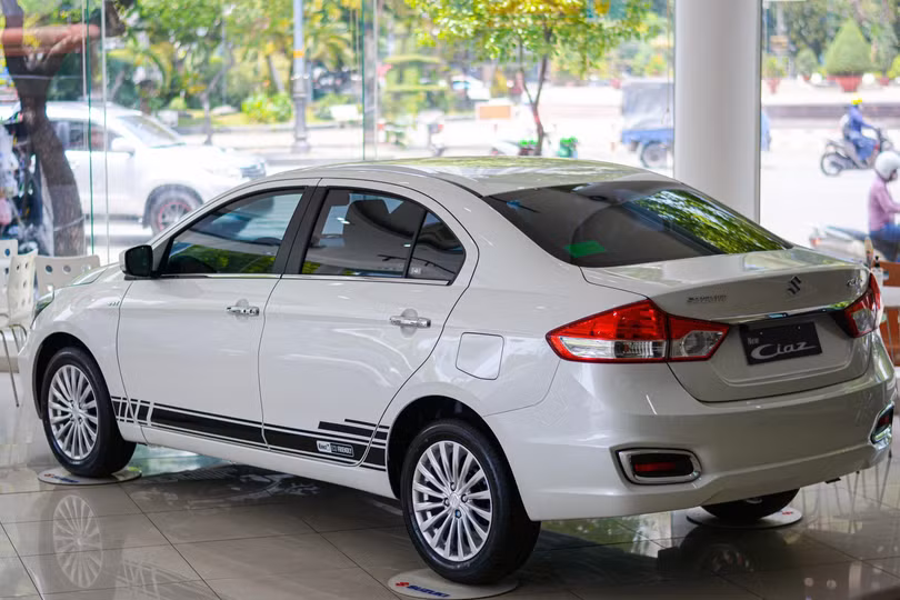 Suzuki Ciaz là cái tên quen mặt trong danh sách ôtô bán chậm nhất thị trường. Ảnh: Vĩnh Phúc.