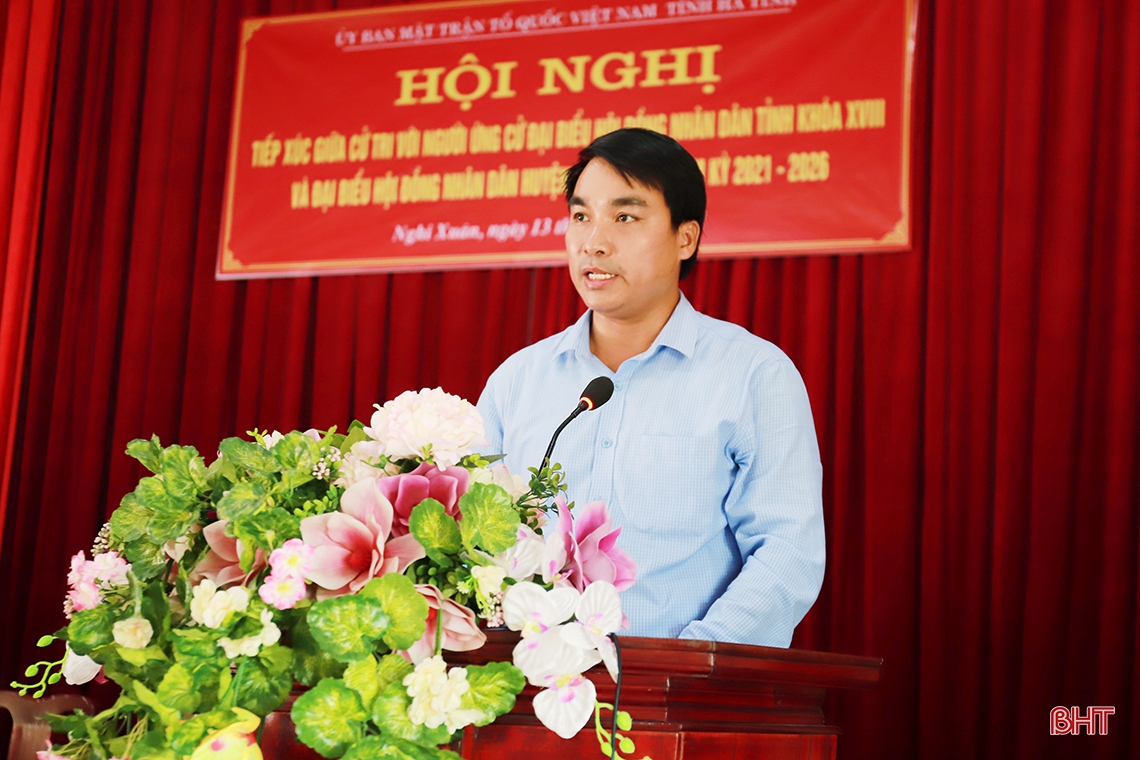 Niềm tin của cử tri là vinh dự đối với mỗi ứng cử viên đại biểu HĐND tỉnh Hà Tĩnh