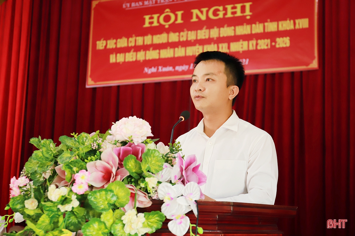 Niềm tin của cử tri là vinh dự đối với mỗi ứng cử viên đại biểu HĐND tỉnh Hà Tĩnh
