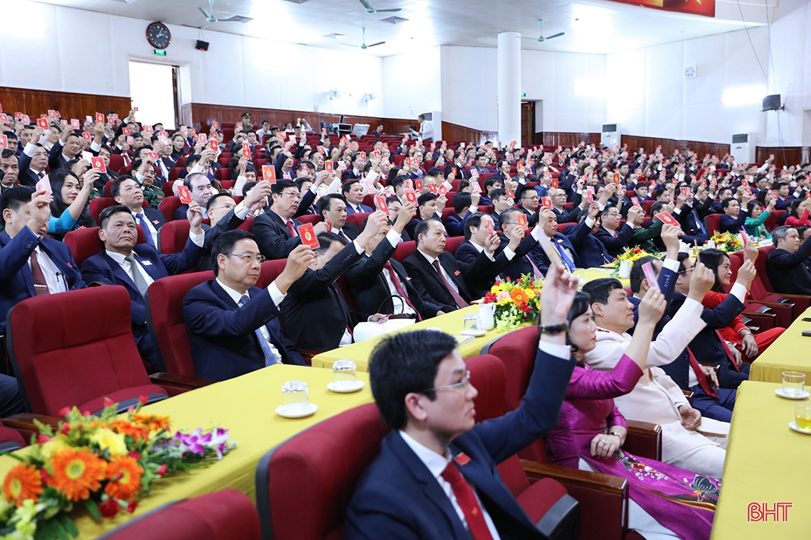 Đại hội Đại biểu Đảng bộ tỉnh Hà Tĩnh lần thứ XIX hoàn thành phiên trù bị