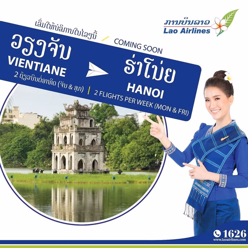 Lào lên kế hoạch nối lại đường bay thẳng đến Việt Nam