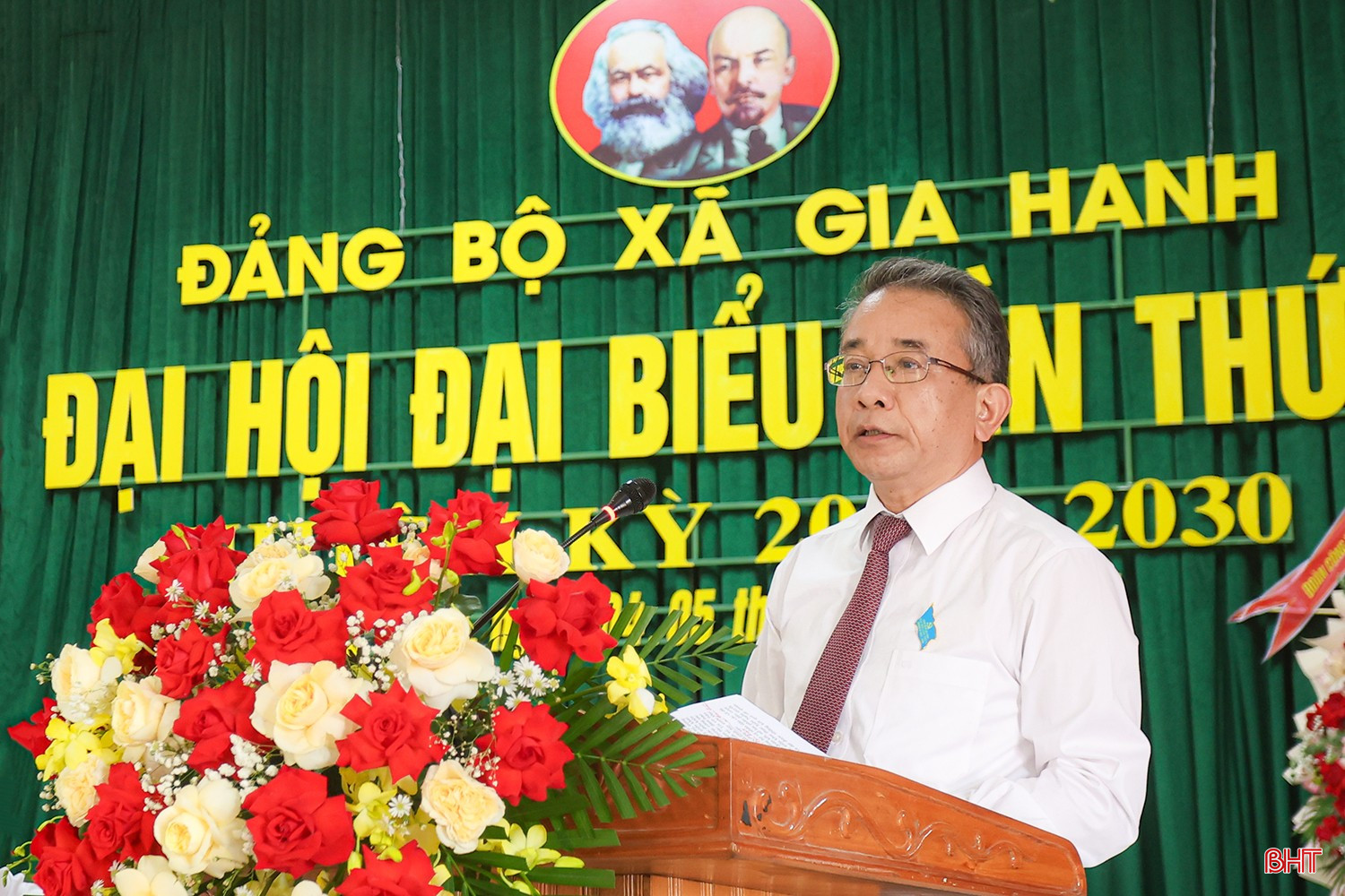 Chủ nhiệm Ủy ban Kiểm tra Tỉnh ủy Hà Văn Trọng phát biểu chỉ đạo đại hội.