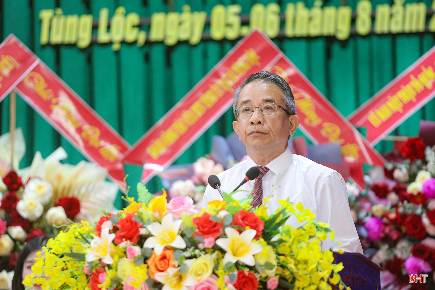 Chủ nhiệm Ủy ban Kiểm tra Tỉnh ủy Hà Văn Trọng phát biểu chỉ đạo đại hội.