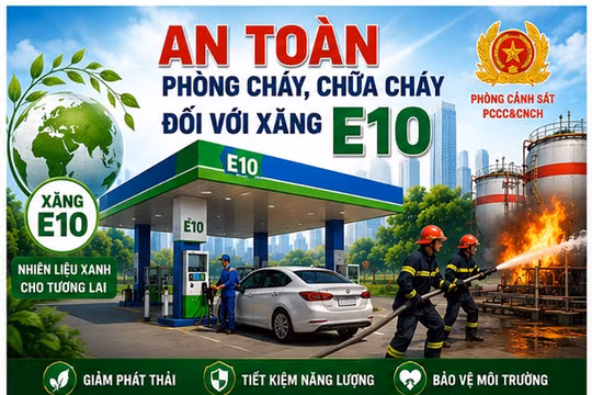 Đảm bảo an toàn PCCC khi bảo quản và sử dụng xăng E10