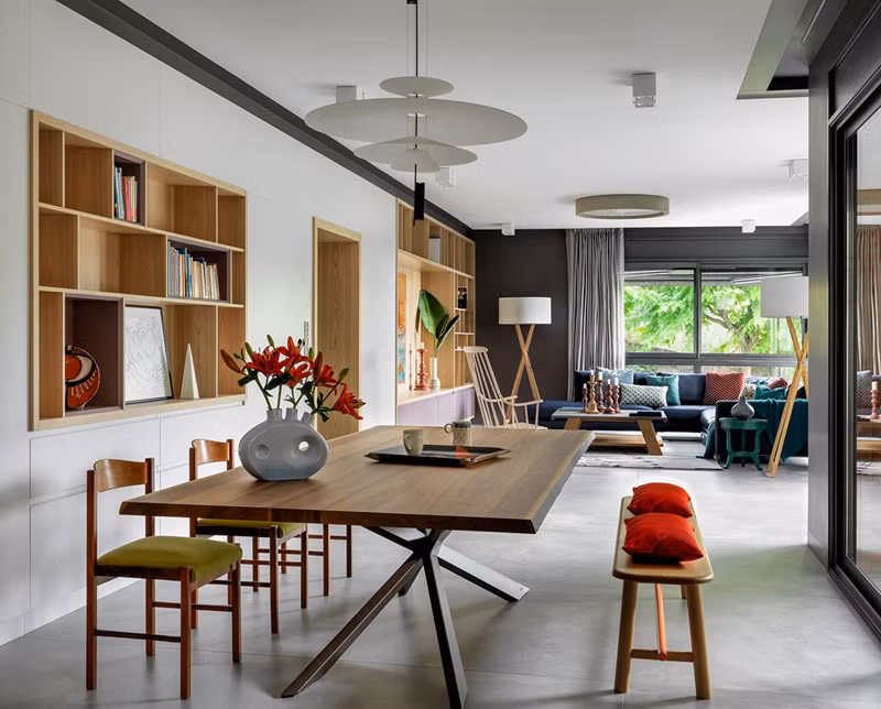 Thiết kế nhà ở mang phong cách hiện đại với cách bài trí độc đáo