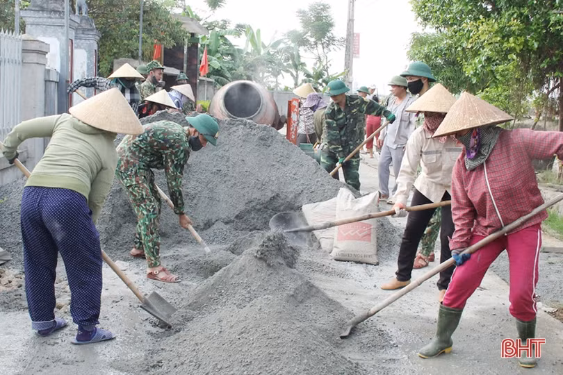 Lộc Hà huy động 19 tỷ đồng nâng cao chất lượng tiêu chí nông thôn mới