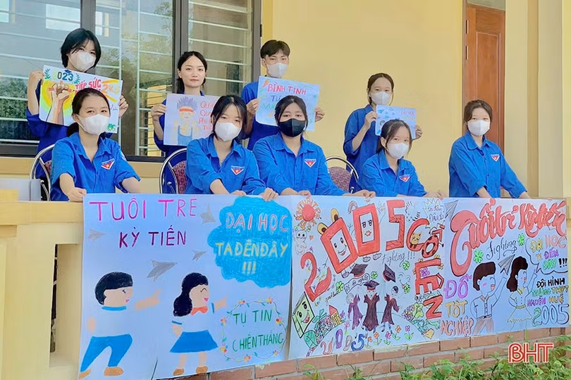 Tuổi trẻ Hà Tĩnh sẵn sàng đồng hành cùng sĩ tử