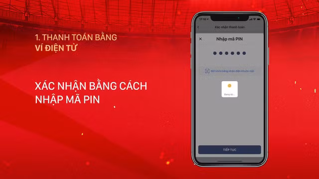 Hướng dẫn mua vé xem ĐT Việt Nam tại vòng loại World Cup 2022 trên ứng dụng di động
