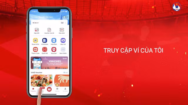 Hướng dẫn mua vé xem ĐT Việt Nam tại vòng loại World Cup 2022 trên ứng dụng di động