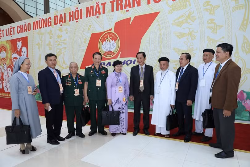 Chùm ảnh khai mạc Đại hội toàn quốc Mặt trận Tổ quốc Việt Nam