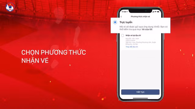 Hướng dẫn mua vé xem ĐT Việt Nam tại vòng loại World Cup 2022 trên ứng dụng di động