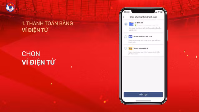 Hướng dẫn mua vé xem ĐT Việt Nam tại vòng loại World Cup 2022 trên ứng dụng di động