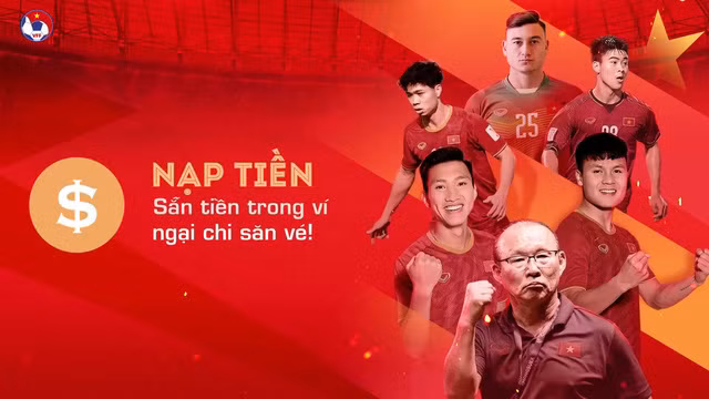 Hướng dẫn mua vé xem ĐT Việt Nam tại vòng loại World Cup 2022 trên ứng dụng di động