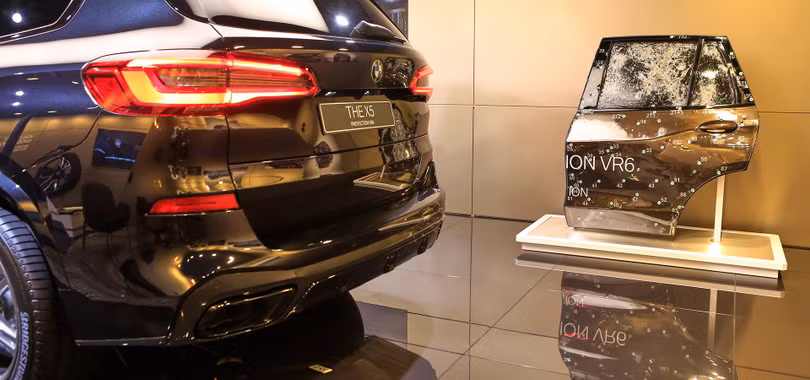 Cận cảnh SUV chống đạn BMW X5 Protection VR6 tại triển lãm Frankfurt 2019