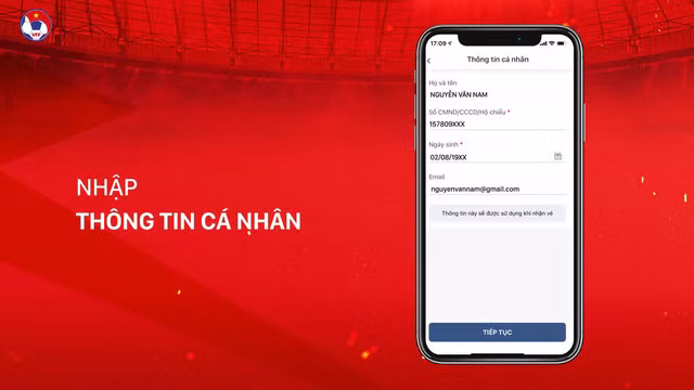 Hướng dẫn mua vé xem ĐT Việt Nam tại vòng loại World Cup 2022 trên ứng dụng di động