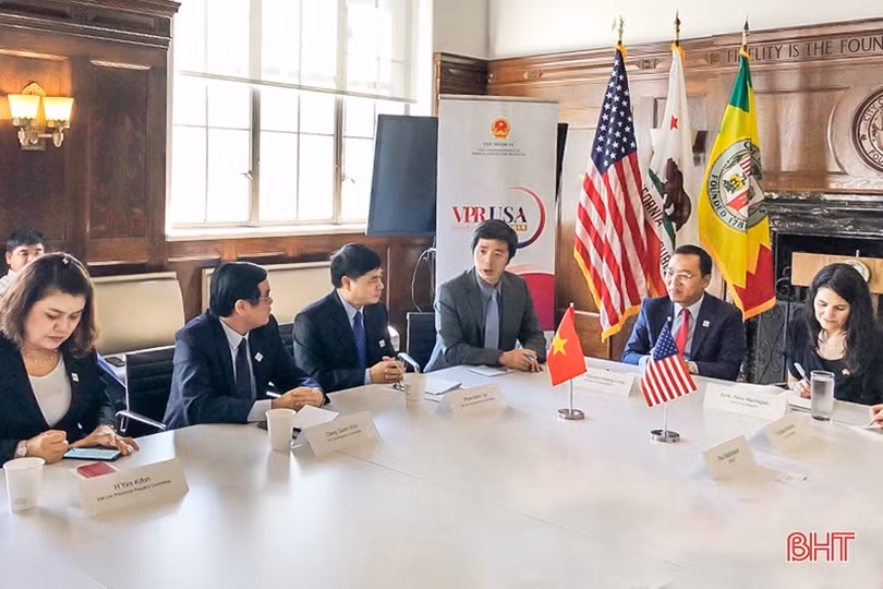 Mở ra cơ hội hợp tác đầu tư giữa doanh nghiệp Los Angeles với Hà Tĩnh