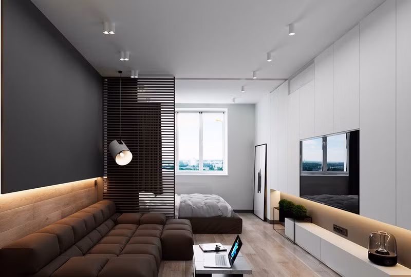 Căn hộ 42 mét vuông có cách bố trí nội thất khiến ai cũng phải trầm trồ