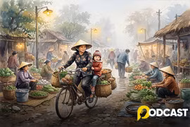 Podcast tản văn: Mẹ và những vòng xe kẽo kẹt