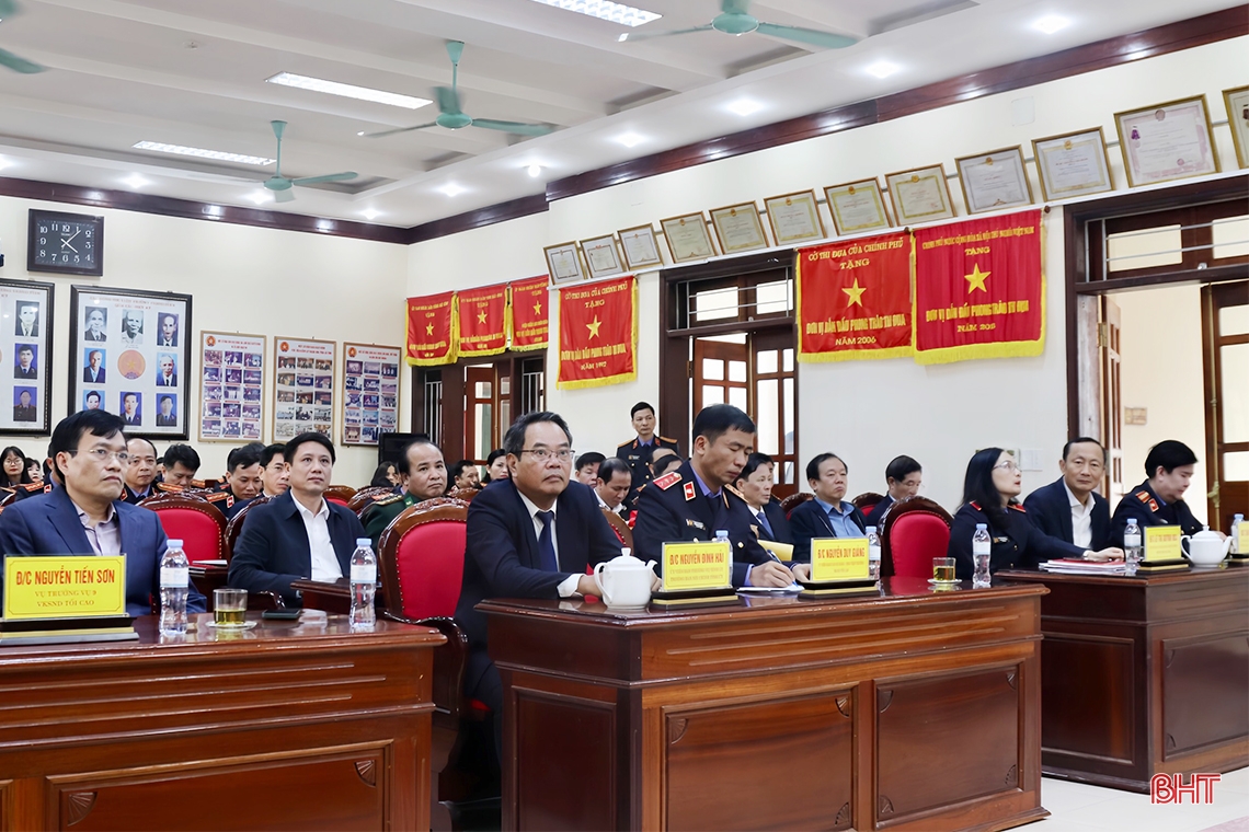 Công bố quyết định bổ nhiệm Phó Viện trưởng Viện KSND tỉnh Hà Tĩnh