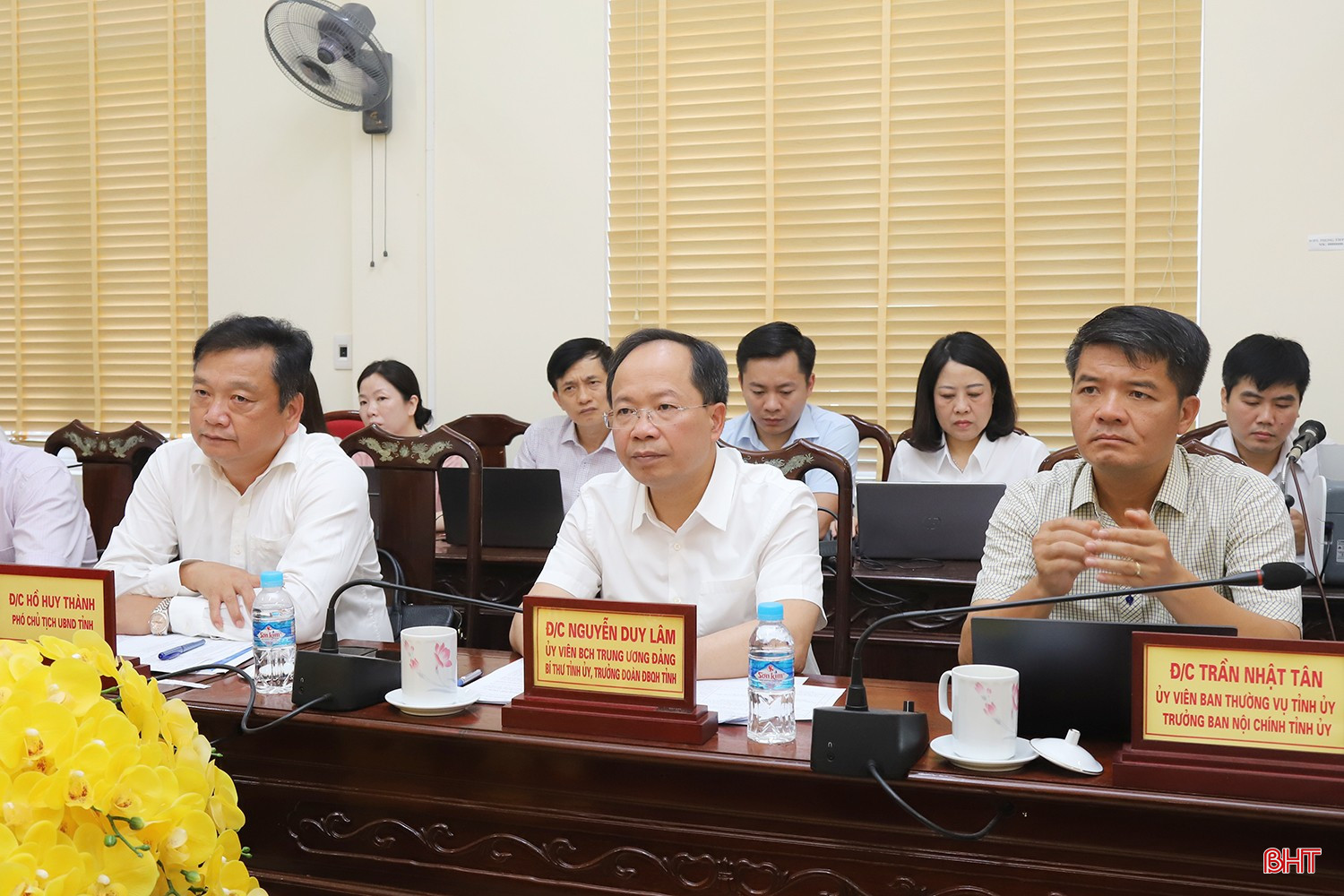Đồng chí Nguyễn Duy Lâm - Ủy viên Ban Chấp hành Trung ương Đảng, Bí thư Tỉnh ủy, Trưởng đoàn ĐBQH tỉnh chủ trì phiên tiếp công dân định kỳ tháng 5.