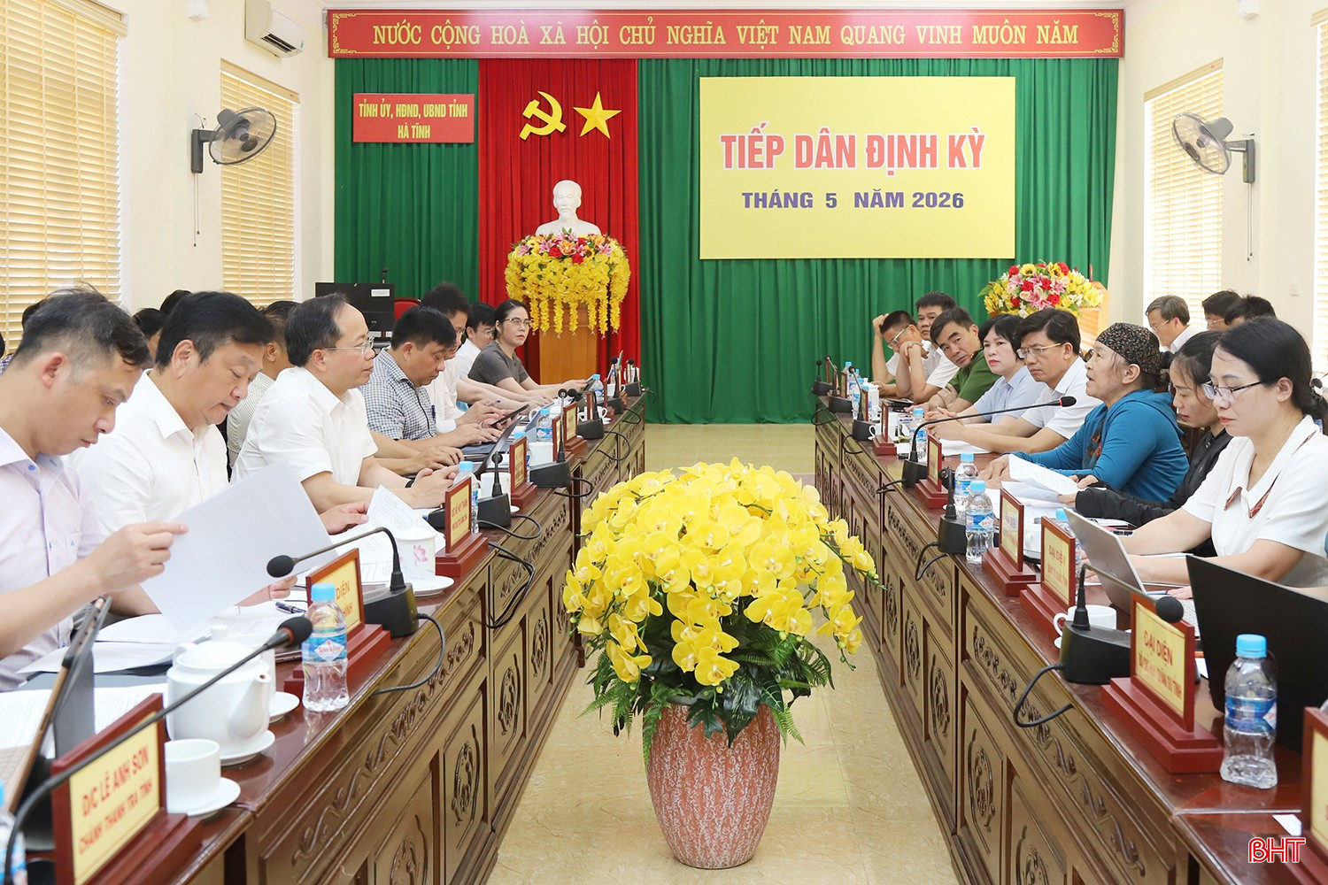 Toàn cảnh phiên tiếp công dân định kỳ tháng 5.