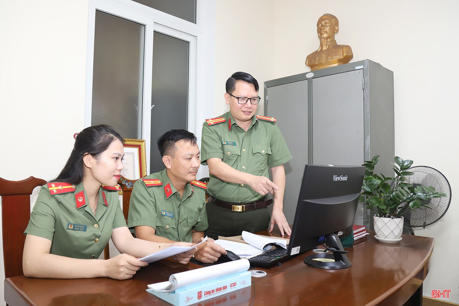 Phòng Tổ chức cán bộ (Công an tỉnh) tham mưu hiệu quả công tác kiện toàn, sắp xếp, tổ chức bộ máy trong lực lượng công an.
