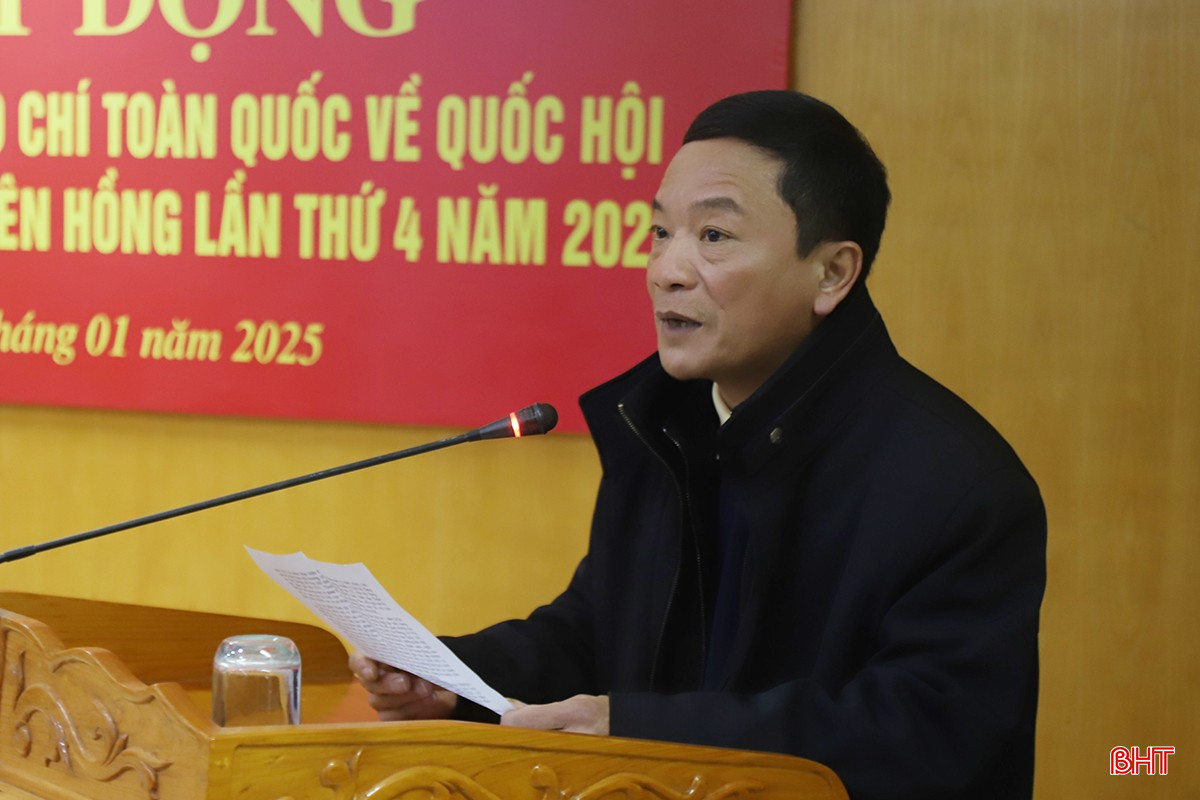 Phó Chủ tịch HĐND tỉnh Trần Văn Kỳ phát động hưởng ứng Giải báo chí toàn quốc về Quốc hội và HĐND lần thứ 4, năm 2026.