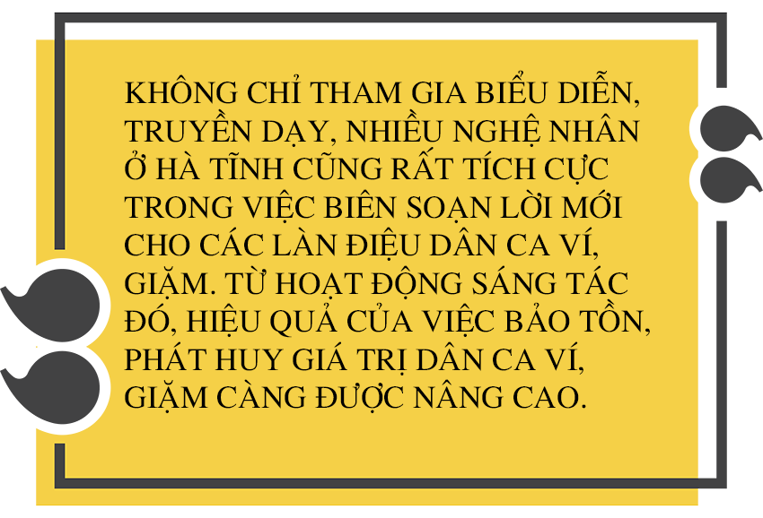 Những người “khoác áo mới” cho dân ca ví, giặm