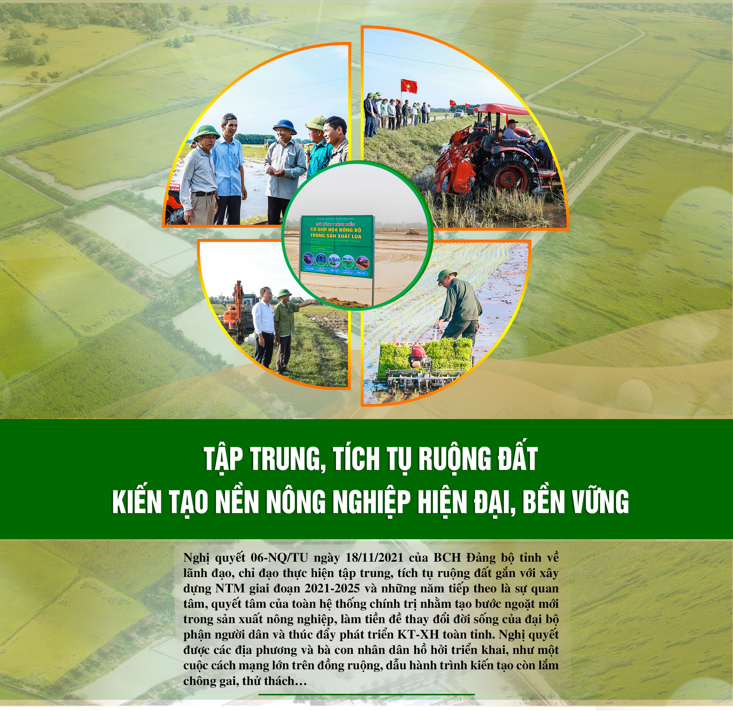 Tập trung, tích tụ ruộng đất - kiến tạo nền nông nghiệp hiện đại, bền vững (Bài 1): Sức bật cho cuộc cách mạng ruộng đất lần 3
