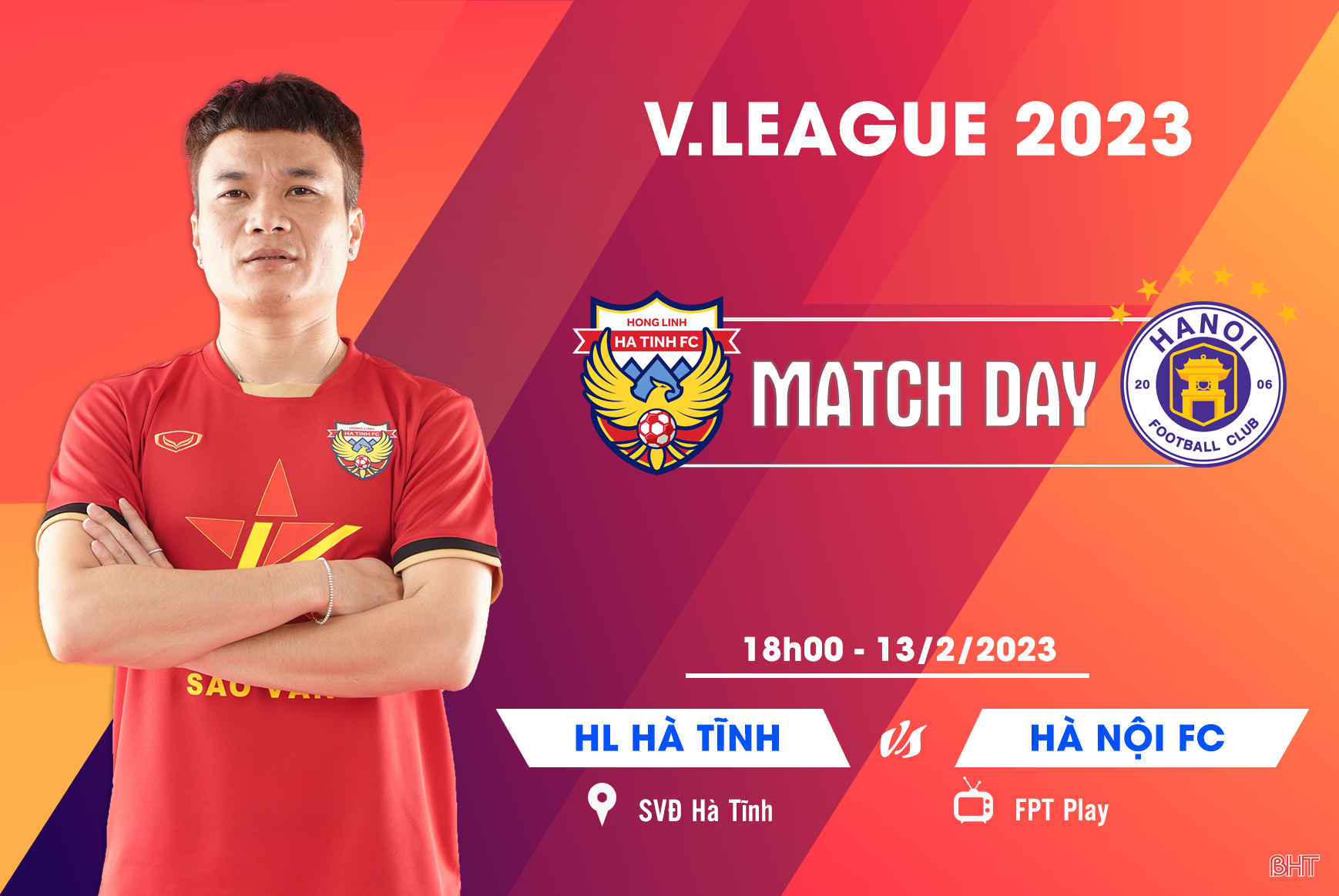 Link trực tiếp Hồng Lĩnh Hà Tĩnh vs Hà Nội FC, vòng 3 V.League