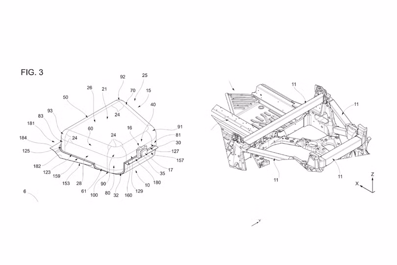 Bằng sáng chế mới của Ferrari cho thấy bình chứa nhiên liệu hydrogen có khả năng thay đổi hình dạng, thay vì cố định như các mẫu xe FCEV hiện tại.