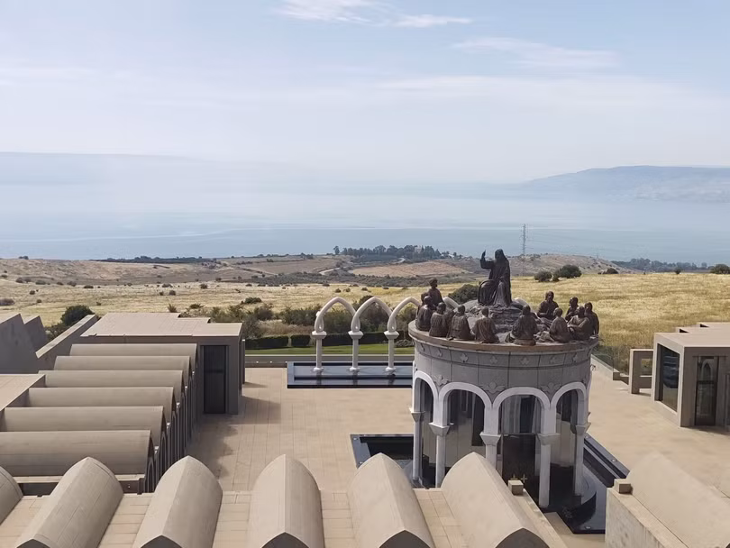 Hồ Galilee nhìn từ Tu viện Magdala.