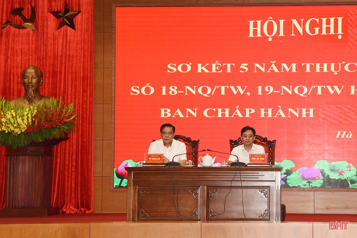 Hà Tĩnh đánh giá thực hiện nghị quyết về sắp xếp tổ chức, bộ máy và tinh giản biên chế