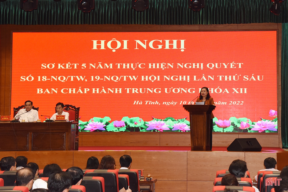 Hà Tĩnh đánh giá thực hiện nghị quyết về sắp xếp tổ chức, bộ máy và tinh giản biên chế